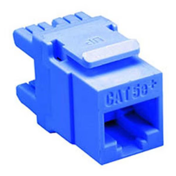 Cat 5e E-Z Jack Module, Blue, Allen Tel, Mfr#: AT65EZ-20